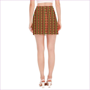 - Striped Galore 2 Women's Side Split Hip Skirt - womens mini skirt at TFC&H Co.
