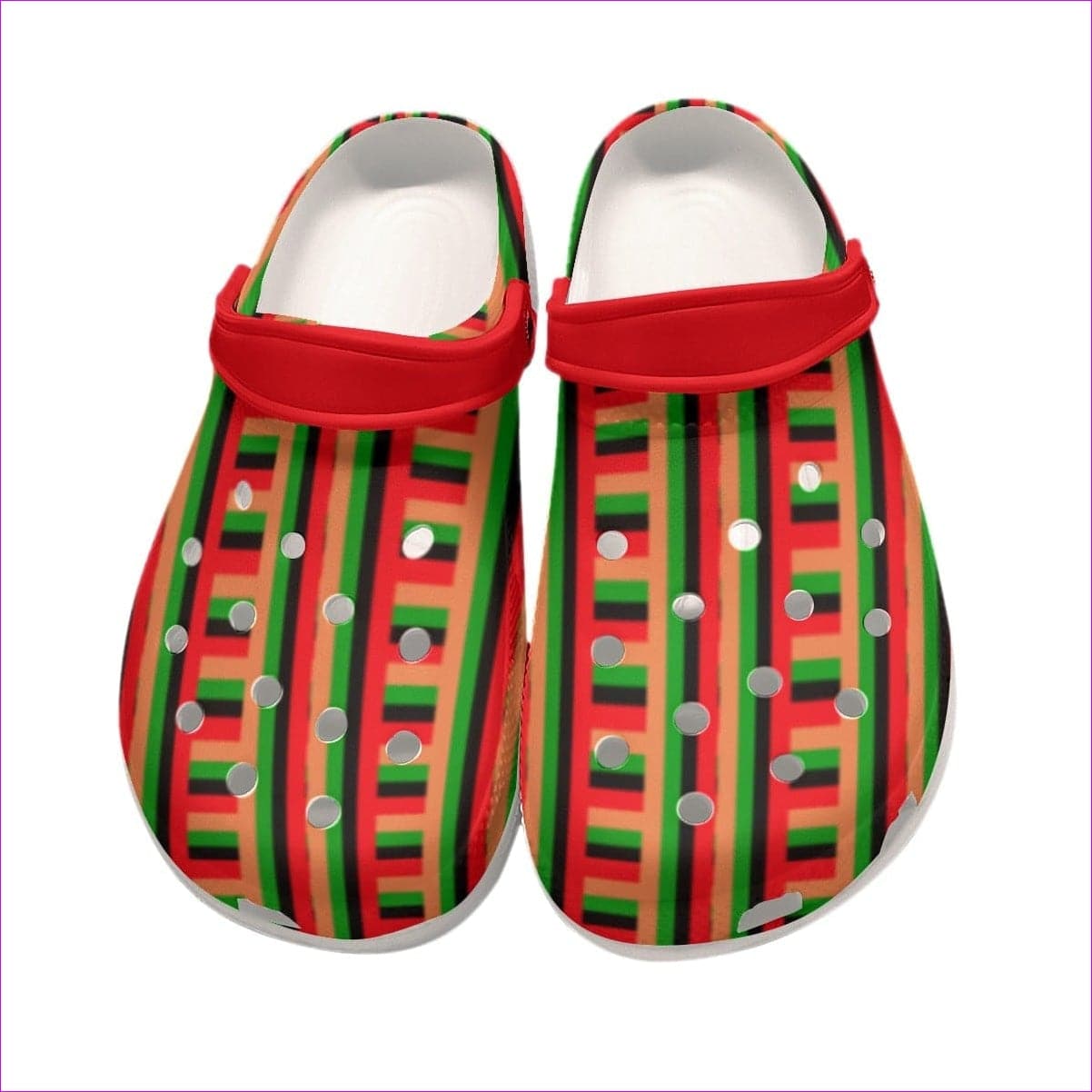 Striped Galore Men's Classic Clogs - men's clogs at TFC&H Co.