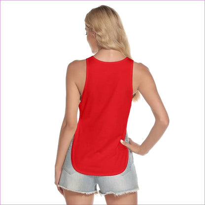 Striped Galore Women's Hollow Waist Yoga Vest - women's tank top at TFC&H Co.