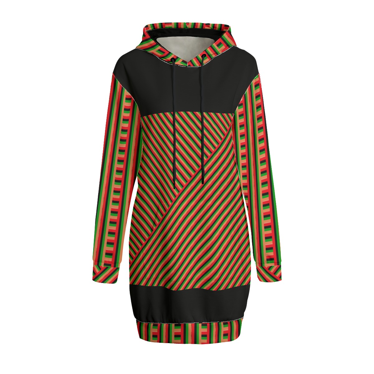 - Striped Galore Women's Hoodie Dress | Interlock - womens hoodie dress at TFC&H Co.