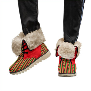 - Striped Galore Women's Plush Boots - womens boots at TFC&H Co.