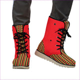 multi-colored - Striped Galore Women's Plush Boots - womens boots at TFC&H Co.