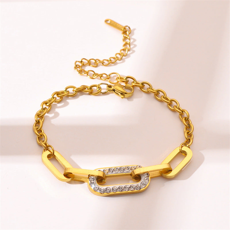 - Stylish and Exquisite Thick Chain Bracelet - bracelet at TFC&H Co.