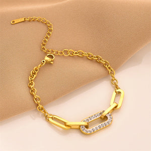 Stylish and Exquisite Thick Chain Bracelet - bracelet at TFC&H Co.