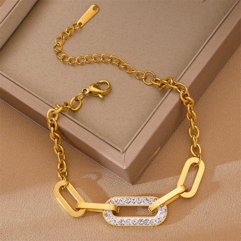 - Stylish and Exquisite Thick Chain Bracelet - bracelet at TFC&H Co.