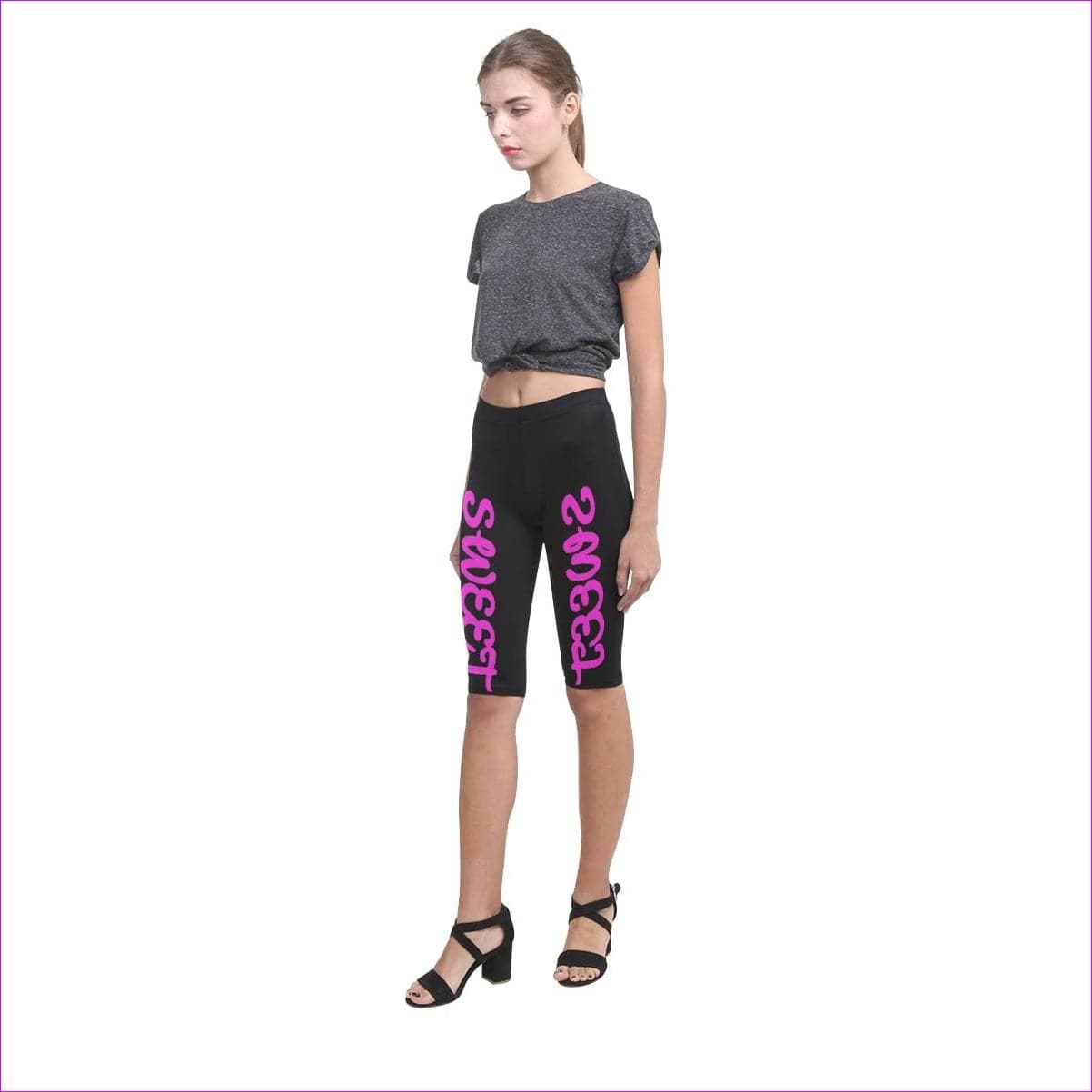 Sweet Clothing Collection Cropped Yoga Pant - women's leggings at TFC&H Co.
