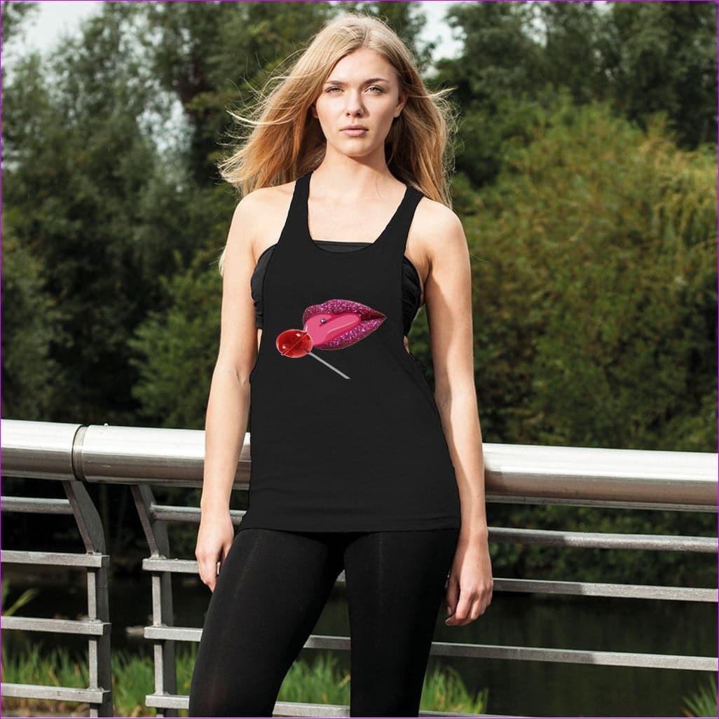 Black Sweet Clothing Sweet Clothing Loose Racerback Tank Top - women's tank top at TFC&H Co.