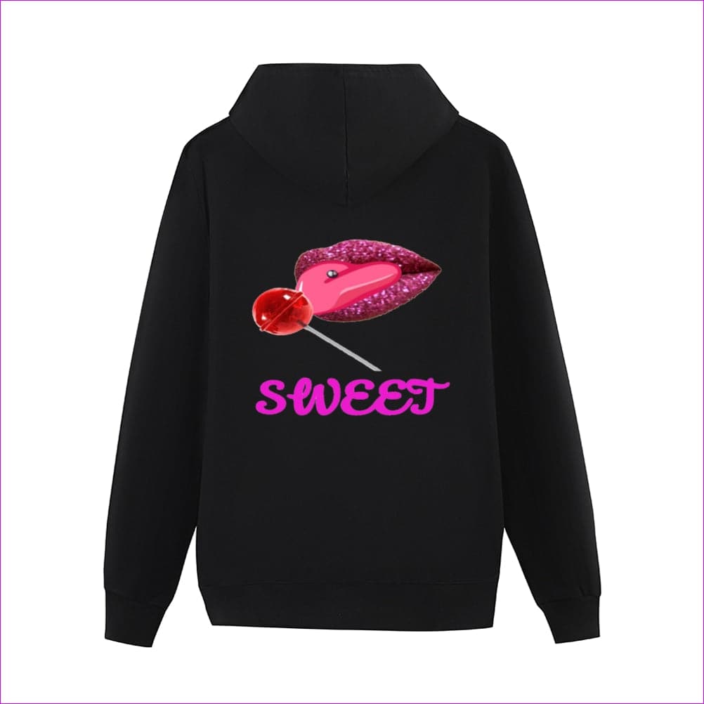 3XL Black Sweet Clothing Women's Back Print Hoodie with Pocket - women's hoodie at TFC&H Co.