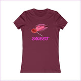 Maroon - Sweet Clothing Women's Favorite Tee - Womens T-Shirt at TFC&H Co.