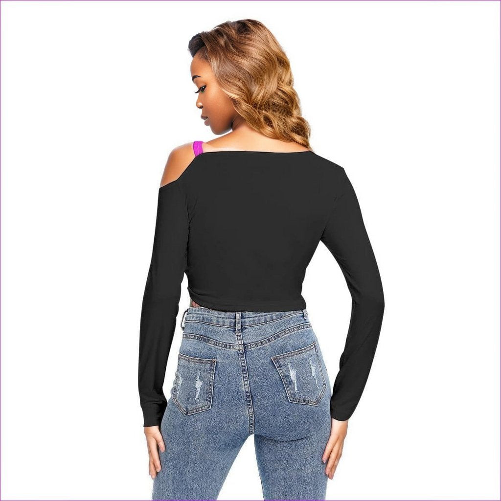 Sweet Clothing Women's One-shoulder Top With Drawstring - women's cropped tee at TFC&H Co.