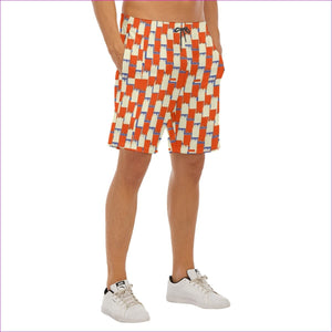 - Taped Men's Beach Shorts With Elastic Waist - mens shorts at TFC&H Co.