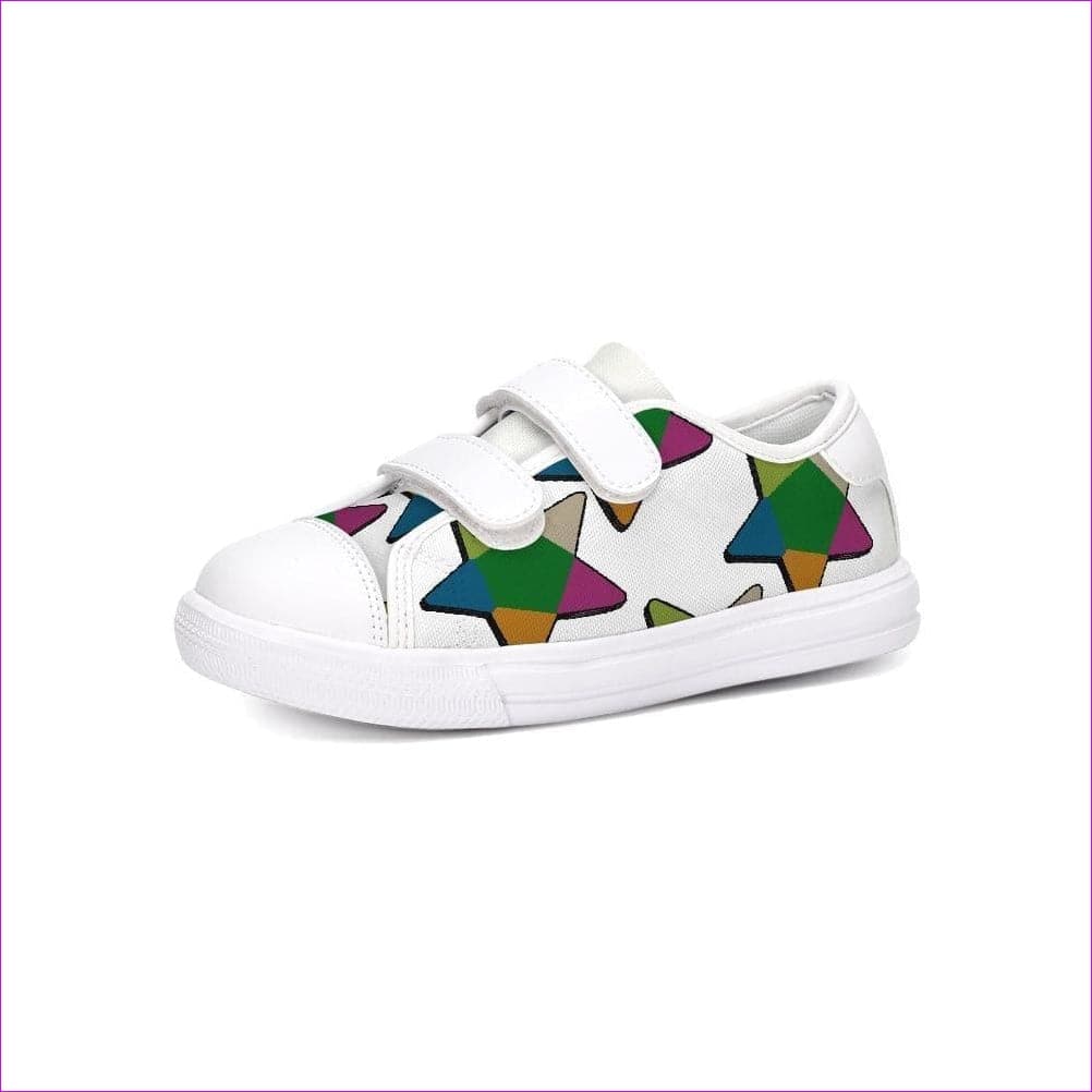 white - Teacher's Pet Collection: Bec's Star Kids Velcro Sneaker - Kids Shoes at TFC&H Co.