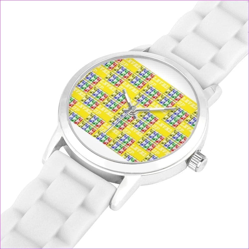 White Level Up Kids Time - diameter - 32mm Teacher's Pet: Level Up Kids Time - watch at TFC&H Co.