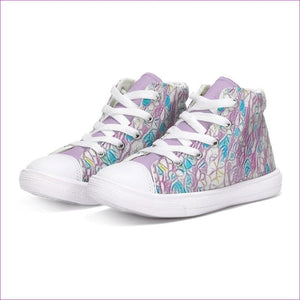 - Teacher's Pet: Royal Pallette Kids Hightop Canvas Shoe - Kids Shoes at TFC&H Co.