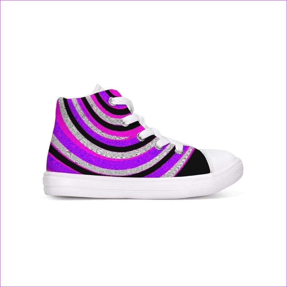 - Teacher's Pet Royal Swirl Kids Hightop Canvas Shoe - Kids Shoes at TFC&H Co.