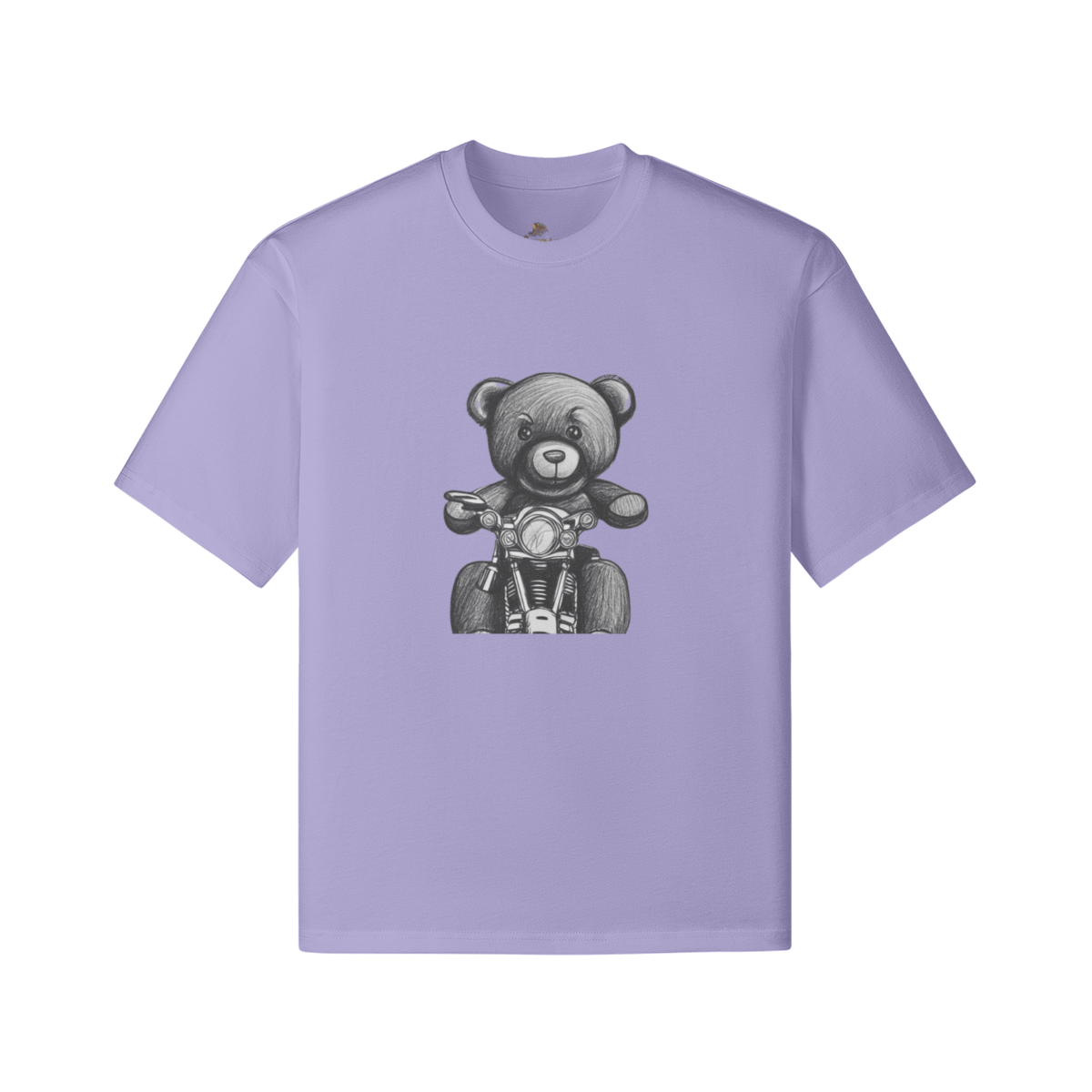 Lilac - Teddy Ride 240GSM Unisex Boxy T-shirt - unisex t-shirt at TFC&H Co.
