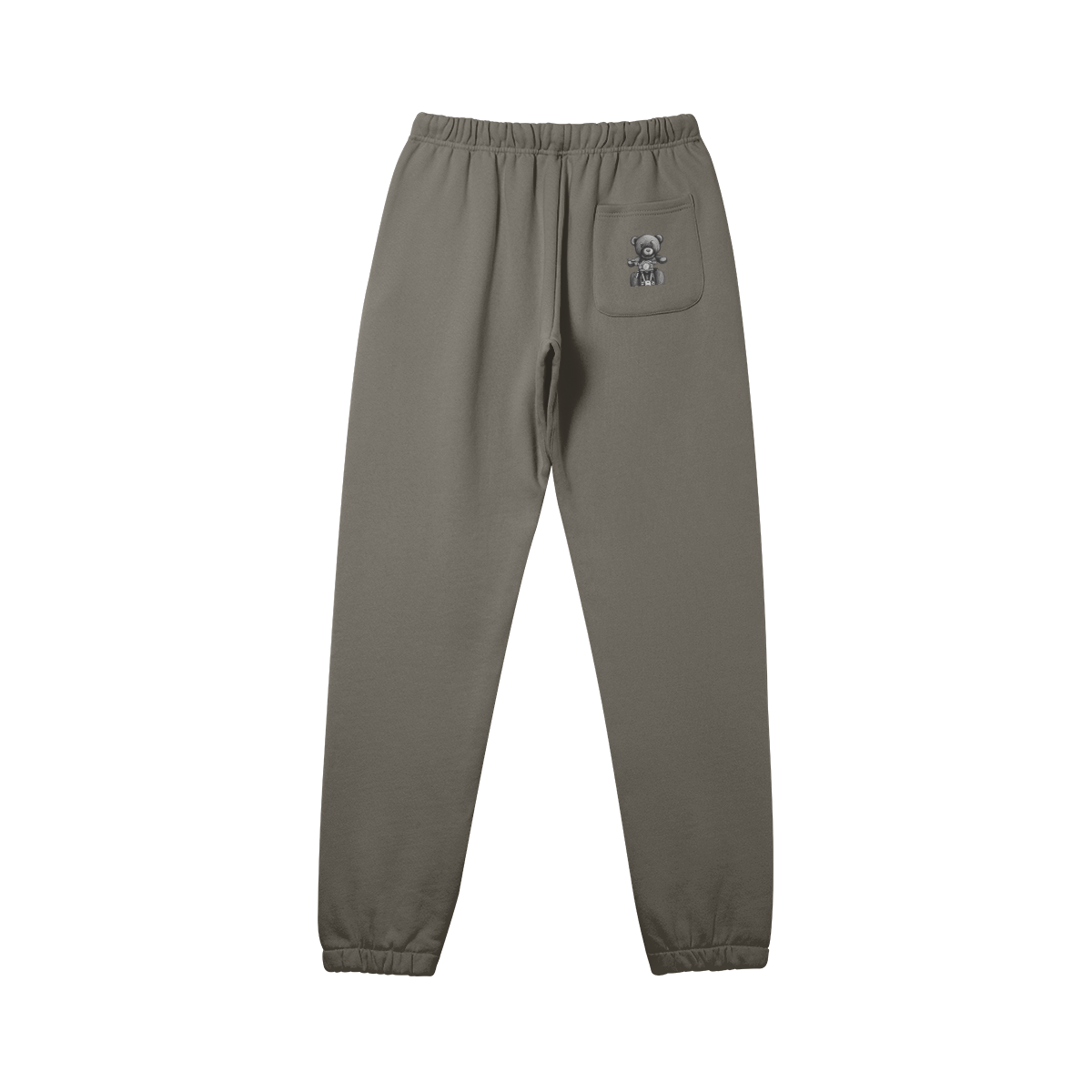 Charcoal Grey - Teddy Ride 380GSM Unisex Heavyweight Fleece Lined Sweatpants - unisex sweatpants at TFC&H Co.