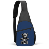 Blue Pansy ONE SIZE - Teddy Ride Chest Bag - chest bag at TFC&H Co.