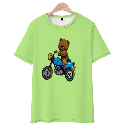 - Teddy Ride Fleece Milk Silk Fabric Boy's T-Shirt - kids t-shirt at TFC&H Co.