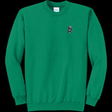 Unisex Crewneck Sweatshirt Kelly - Teddy Ride Left Print Unisex Crewneck Sweatshirt - unisex sweatshirt at TFC&H Co.