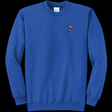 Unisex Crewneck Sweatshirt Royal-Blue - Teddy Ride Left Print Unisex Crewneck Sweatshirt - unisex sweatshirt at TFC&H Co.