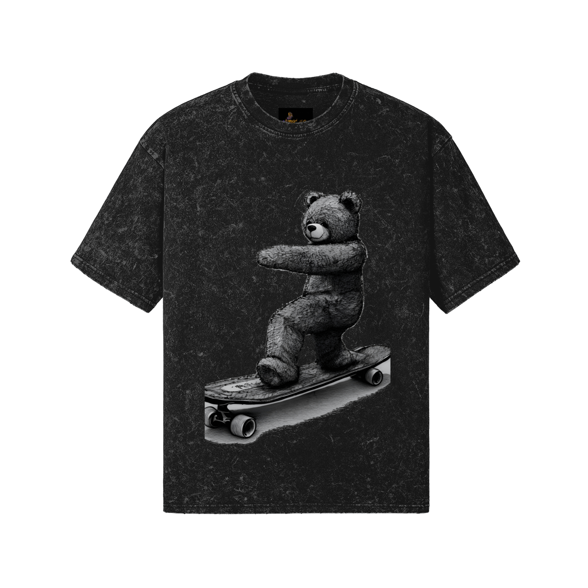 - Teddy Ride Shred 260GSM Unisex Snow Wash T-shirt - unisex t-shirt at TFC&H Co.
