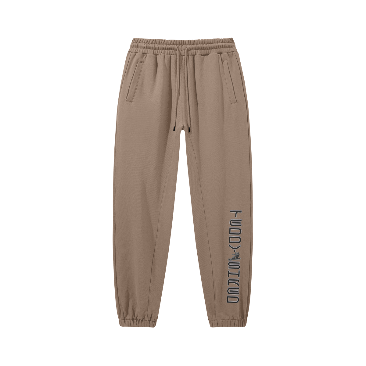 Beaver - Teddy Ride Shred 380GSM Unisex Heavyweight Baggy Sweatpants - unisex sweatpants at TFC&H Co.