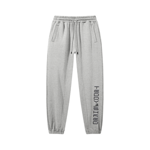 Heather Gray - Teddy Ride Shred 380GSM Unisex Heavyweight Baggy Sweatpants - unisex sweatpants at TFC&H Co.