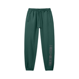 Mineral Green - Teddy Ride Shred 380GSM Unisex Heavyweight Baggy Sweatpants - unisex sweatpants at TFC&H Co.
