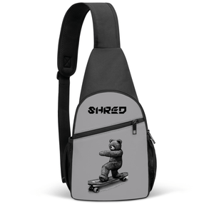 Formal Gray ONE SIZE - Teddy Ride Shred Chest Bag - chest bag at TFC&H Co.