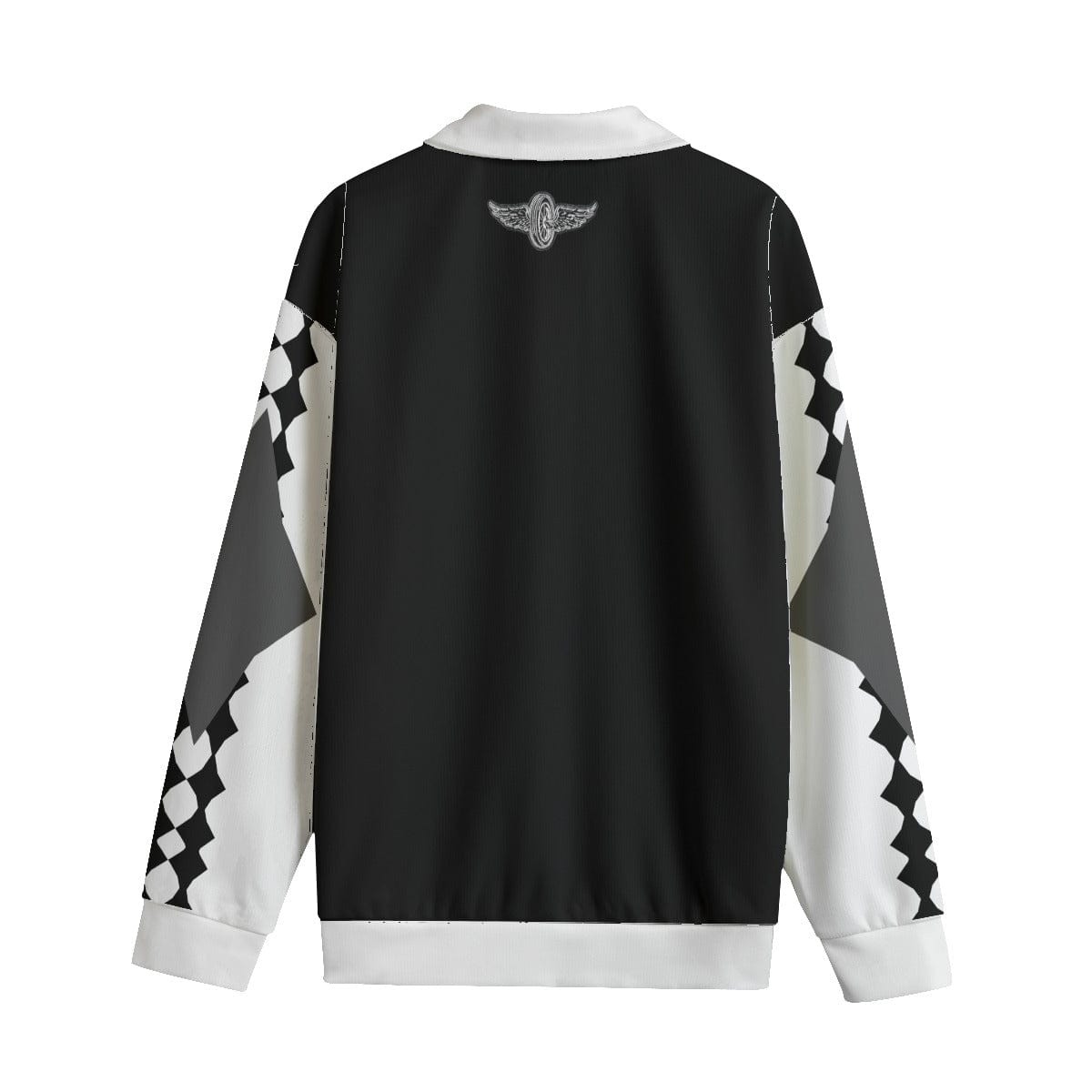 - Teddy Ride Unisex Lapel Collar Sweater -Black - unisex sweaters at TFC&H Co.