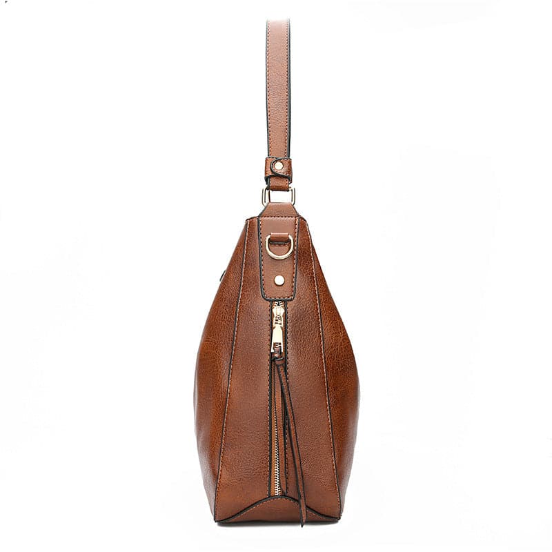 Brown - Temperament Messenger Shoulder Bag - handbag at TFC&H Co.