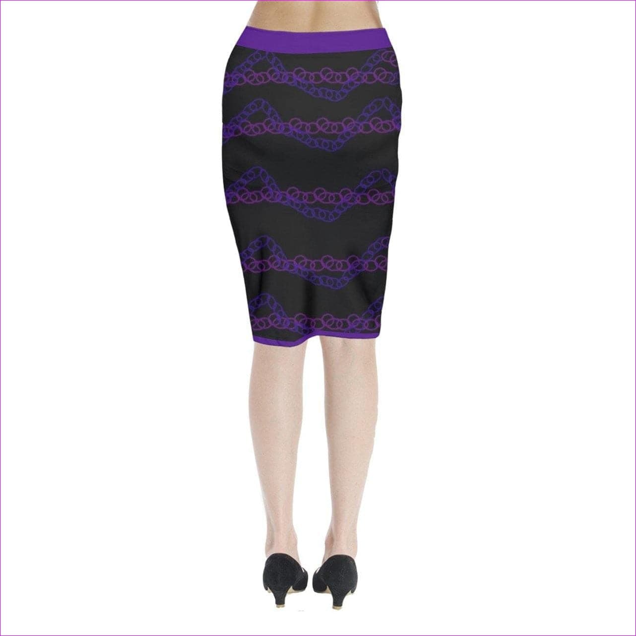 Tethered Midi Wrap Pencil Skirt - women's skirt at TFC&H Co.