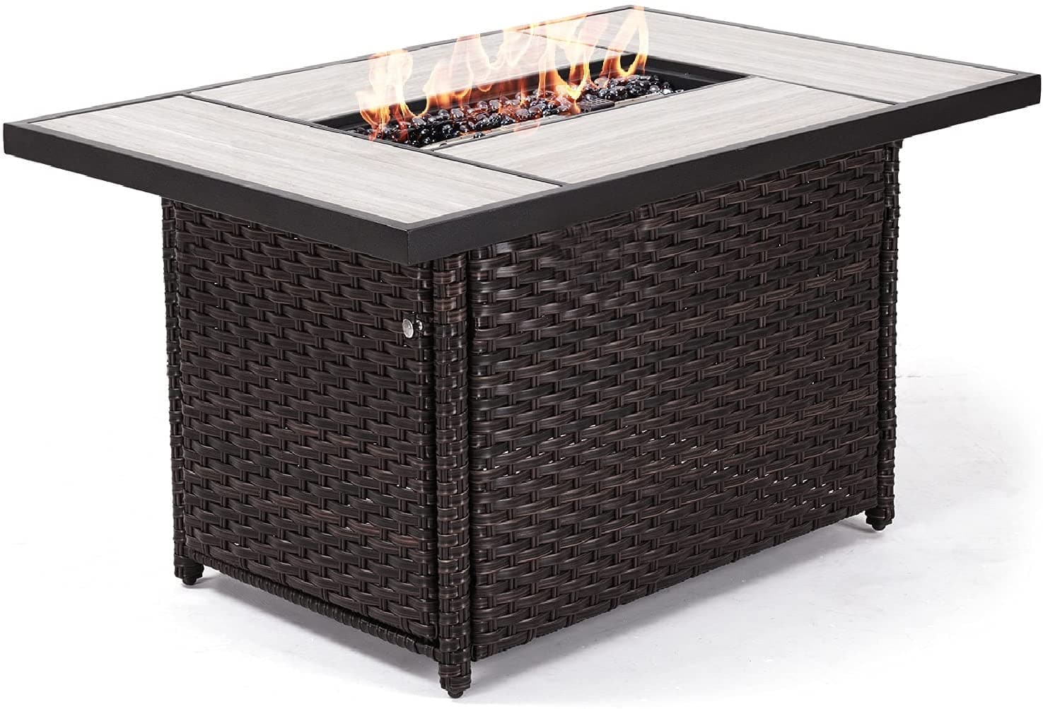 - TFC&H Co. 43 Inch Outdoor Gas Fire Pit Table- Ships from The US - fire pit table at TFC&H Co.