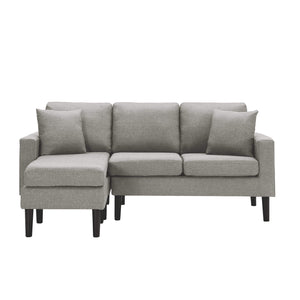 - TFC&H Co. 72" Sectional Sofa Left Hand Facing w/ 2 Fabric Pillows- Ships from The US - sectional at TFC&H Co.