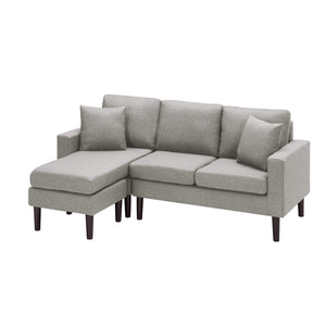 - TFC&H Co. 72" Sectional Sofa Left Hand Facing w/ 2 Fabric Pillows- Ships from The US - sectional at TFC&H Co.