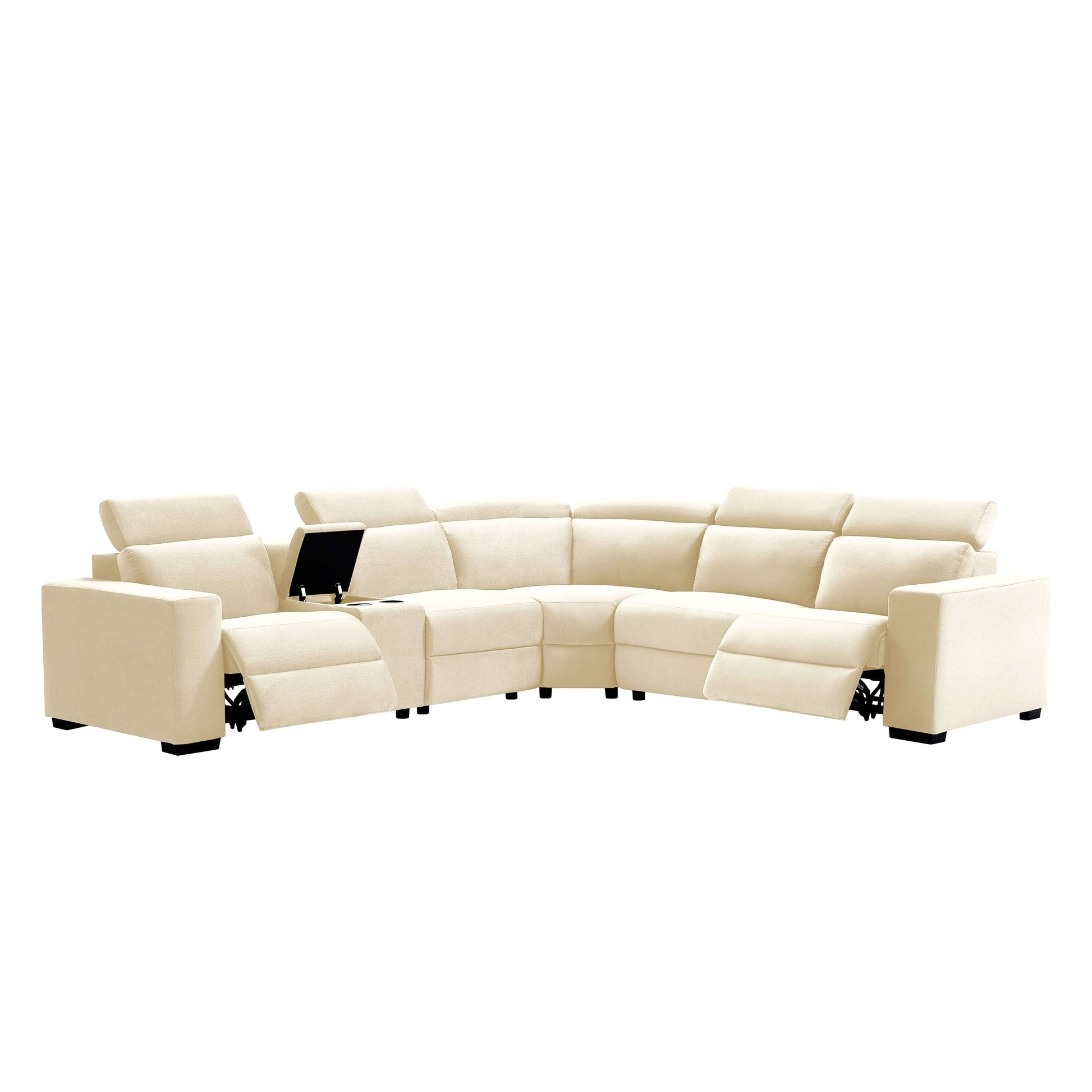 TFC&H Co. Electric Recliner Sectional Living Room Set - Beige- Ships from The US - sectional at TFC&H Co.