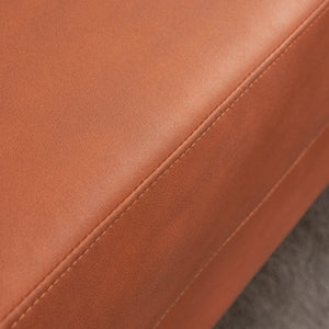 - TFC&H Co. L-shaped Corner Sectional Technical leather Sofa - Orange- Ships from The US - sectional at TFC&H Co.