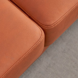 - TFC&H Co. L-shaped Corner Sectional Technical leather Sofa - Orange- Ships from The US - sectional at TFC&H Co.