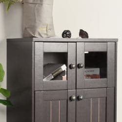 - TFC&H Co. Storage Display Glass Door Cabinet- Ships from The US - storage cabinet at TFC&H Co.