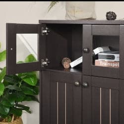 - TFC&H Co. Storage Display Glass Door Cabinet- Ships from The US - storage cabinet at TFC&H Co.