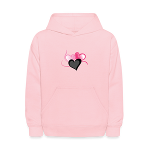 pink - Three Heart Cord Kids' Hoodie - Ships from The US - Kids Hoodie | LAT 2296 at TFC&H Co.