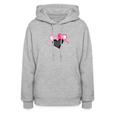 asphalt - Three Heart Cord Women's Hoodie - Ships from The US - Womens Hoodie | Jerzees 996 at TFC&H Co.