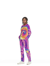 Multi-colored - Tie-Dye Moon Women's Two Piece Set - womens top & pants set at TFC&H Co.