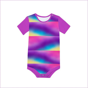 - Tie-Dye Rainbow Baby's Short Sleeve Romper - infant onesies at TFC&H Co.