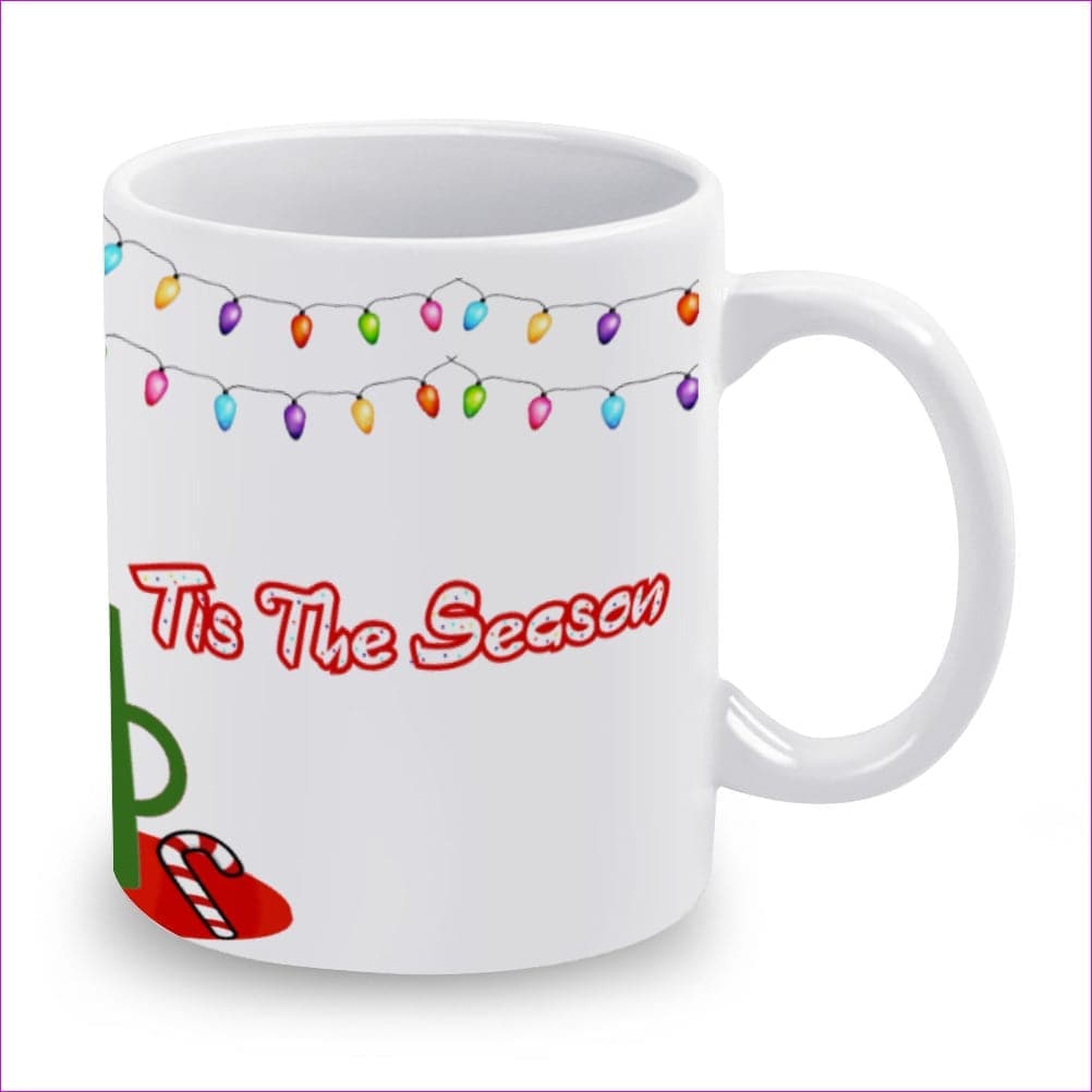 Tis The Season [Made in USA] Christmas Ceramic Full Wrap Print Coffee Mug - mug at TFC&H Co.
