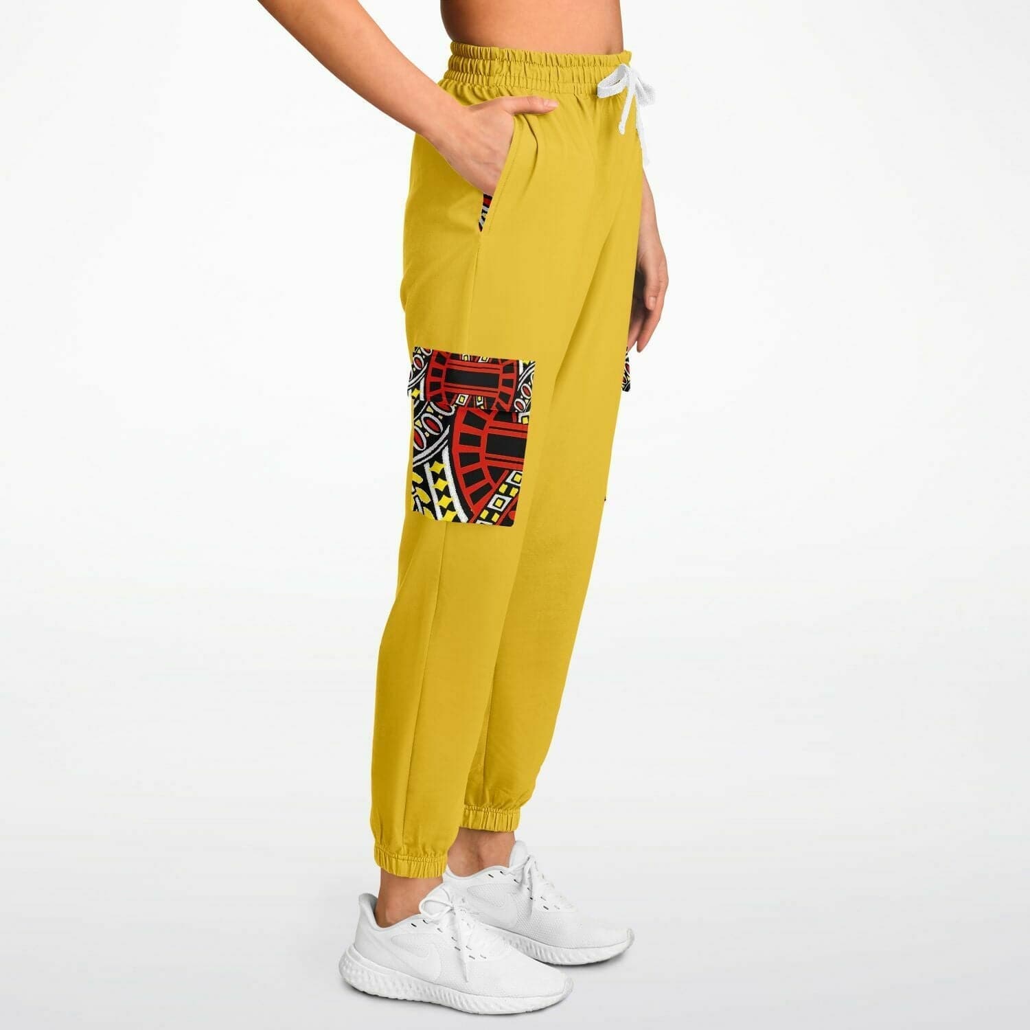 Top Deck Premium Unisex Cargo Sweatpants - Mustard - Fashion Cargo Sweatpants - AOP at TFC&H Co.