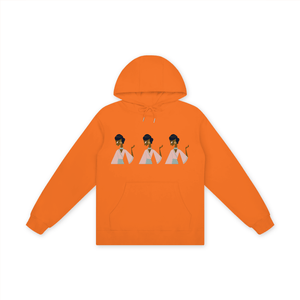 Persimmon Orange - Touch of India Basic 100% Cotton Hoodie - womens hoodie at TFC&H Co.