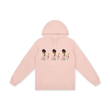 Cloud Pink - Touch of India Basic 100% Cotton Hoodie - womens hoodie at TFC&H Co.