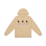 Honey Peach - Touch of India Basic 100% Cotton Hoodie - womens hoodie at TFC&H Co.